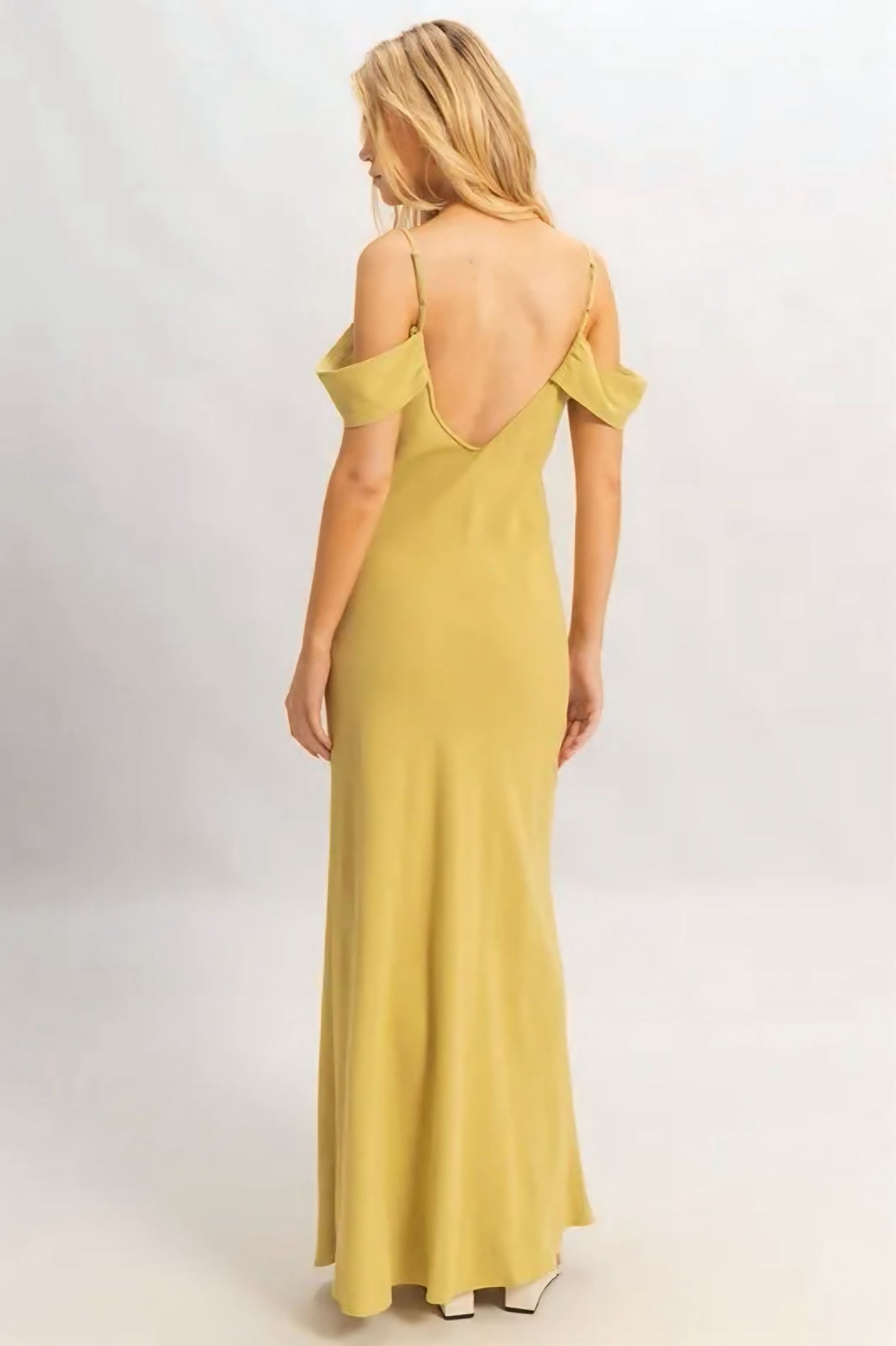 Matcha Flattering Fit Cami Maxi Dress