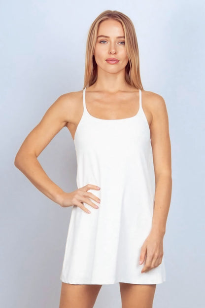 Active Tennis Dress with Liner