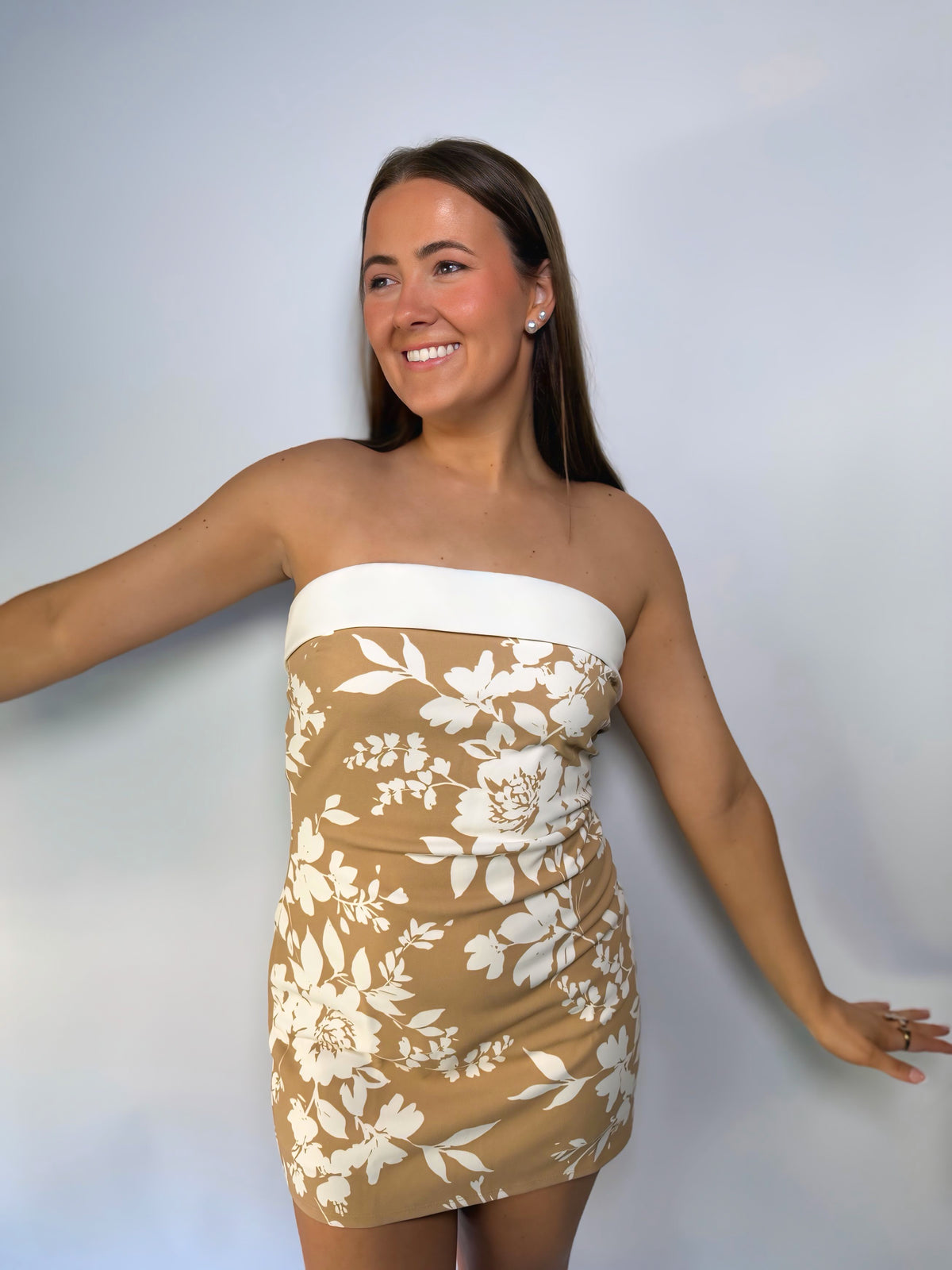 Flirty Floral Mini Dress