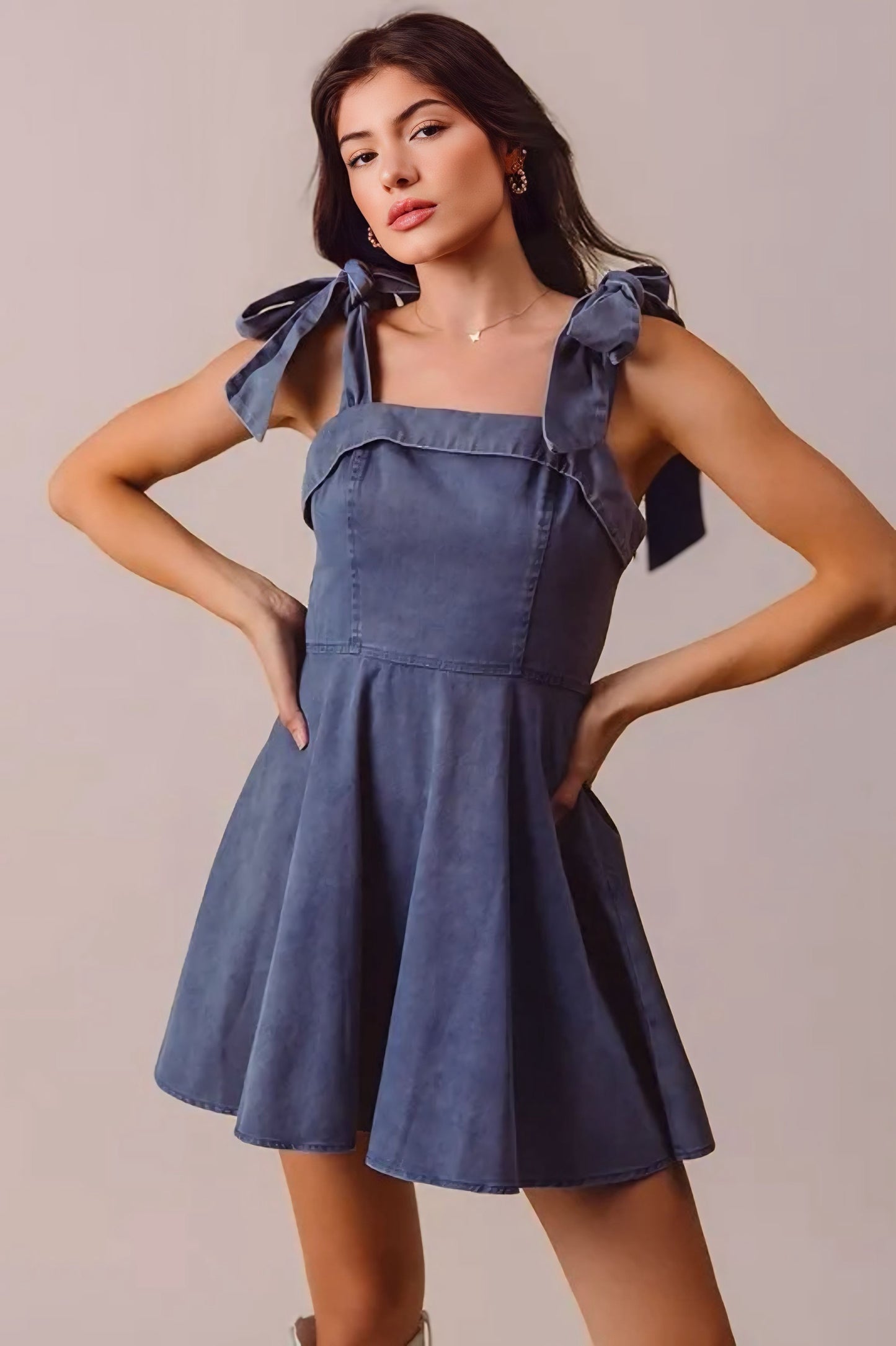 Fit and Flare Washed Gameday Dress