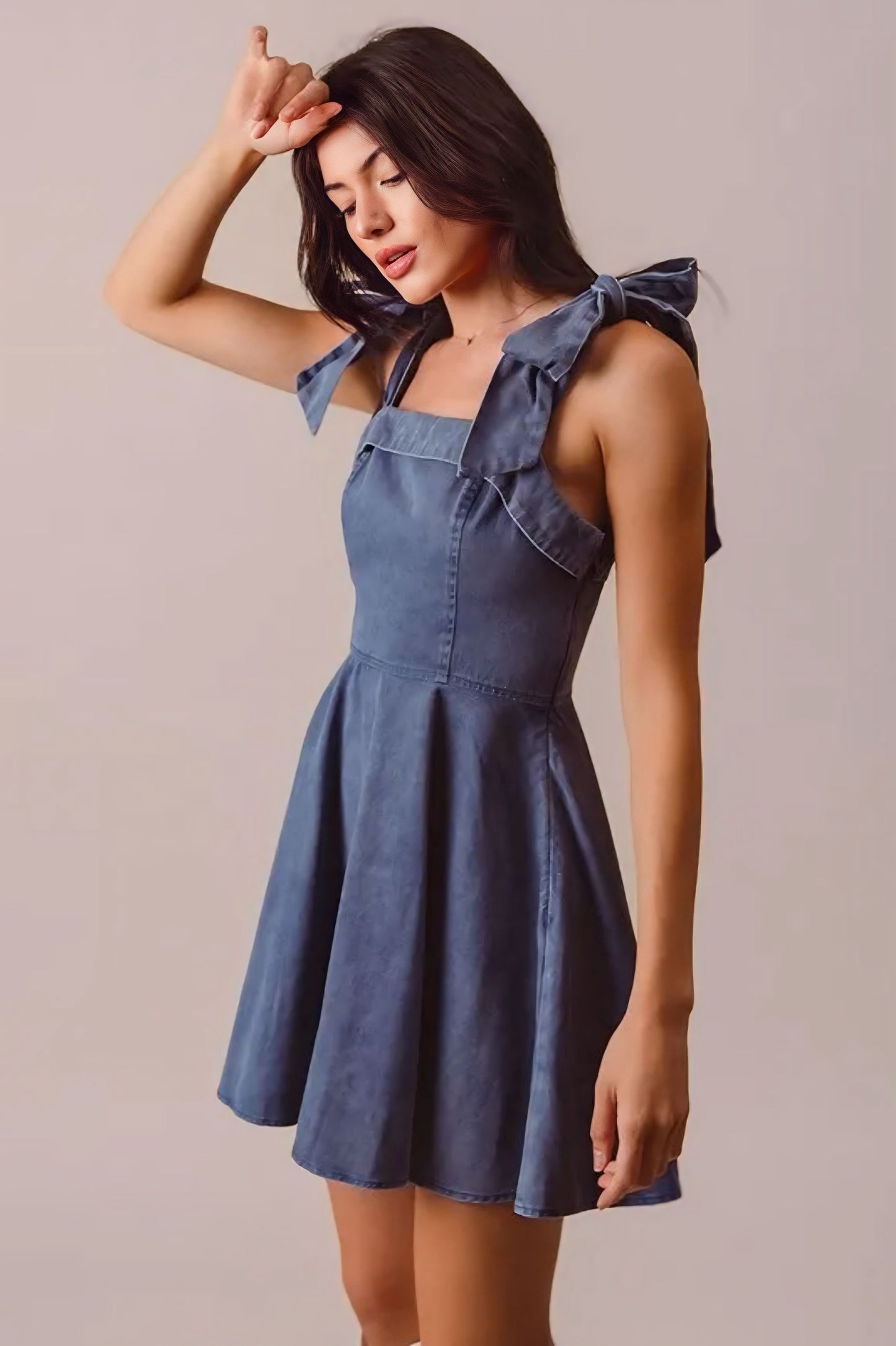 Fit and Flare Washed Gameday Dress