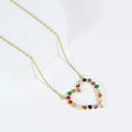 Sparkle Multi Heart Necklace