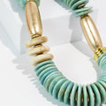 Turquoise Disc Necklace