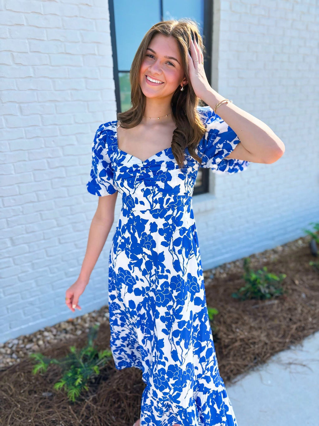 The Better in Blue Maxi Dress