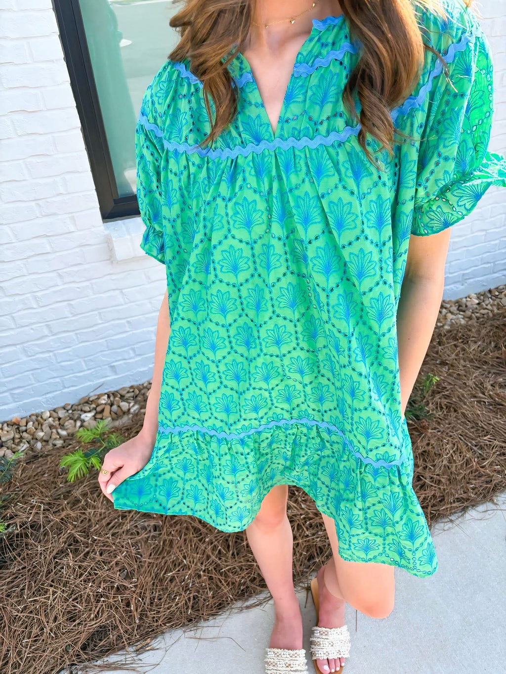 The Blue and Bloom Dress