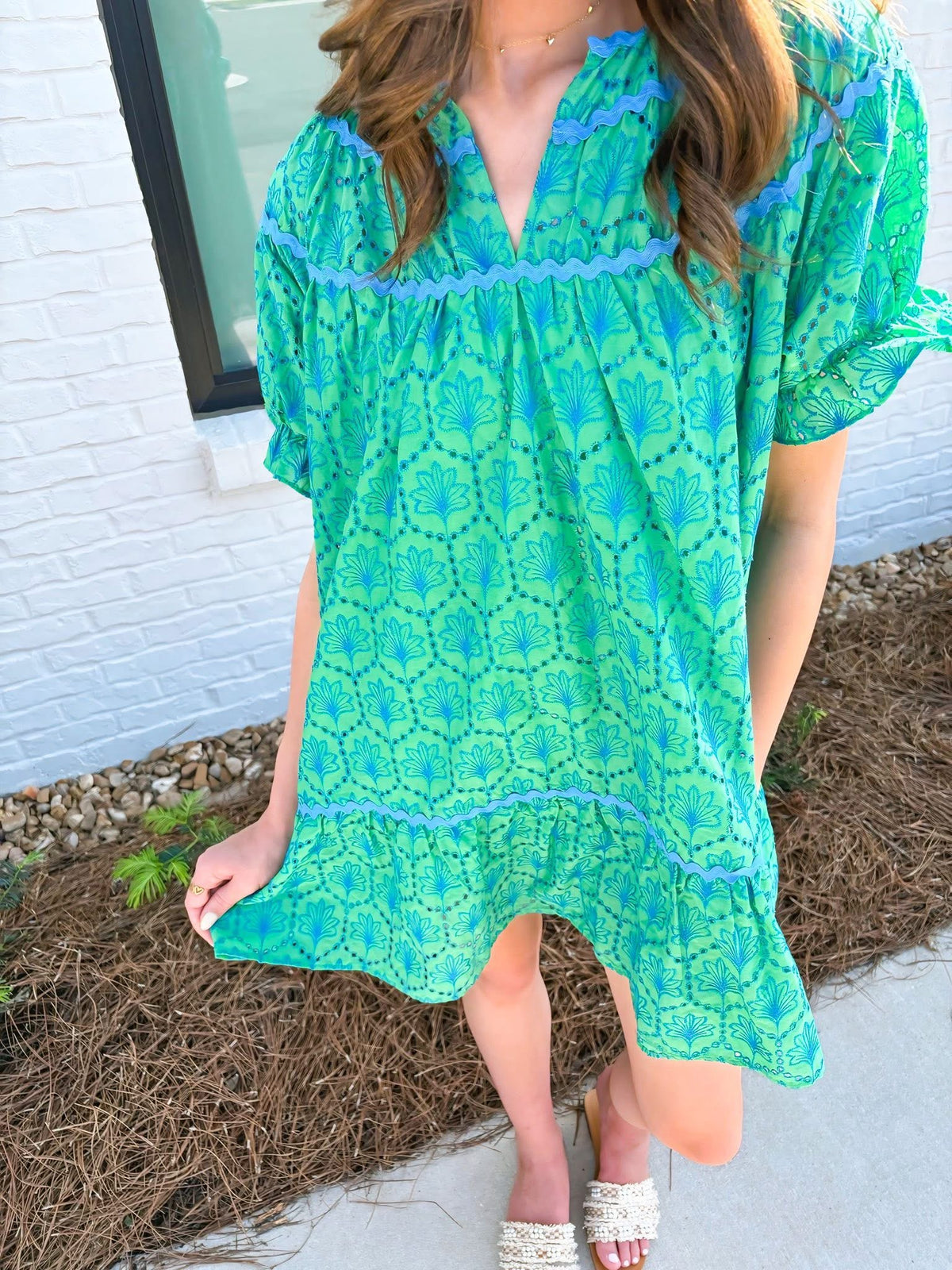 The Blue and Bloom Dress